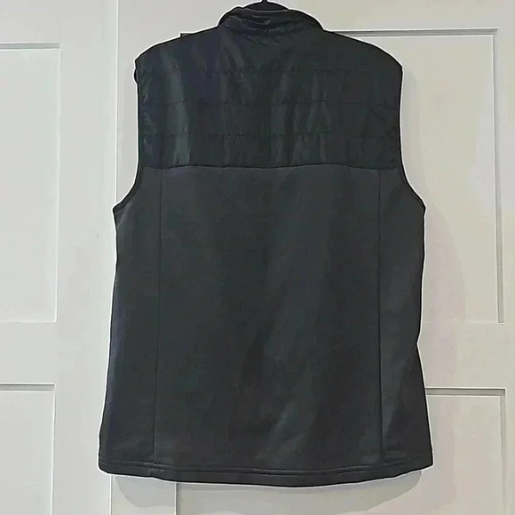 Old Navy Active black and neon green athletic zipper vest size L sku0084 - Picture 2 of 6
